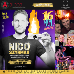 Nico Szyrman show mentalismo y cosas imposibles